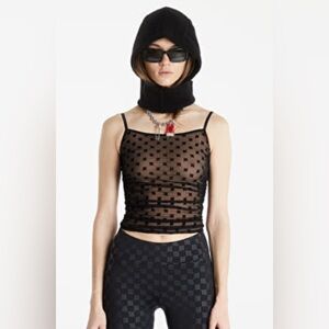 Misbhv Black Monogram Tank Top